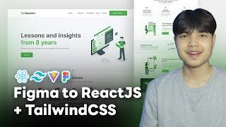 สอนเขียนหน้าเว็บโปรเจค Nextcent | Figma to ReactJS + TailwindCSS v4 ดูจบบรรลุ 