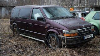 Starting Diesel Chrysler Voyager After 7 Years + Test Drive