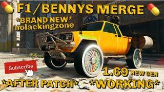 *NEW* GTA 5 ONLINE BENNYS MERGE GLITCH F1/BENNYS ON ANY CARS! AFTER PATCH