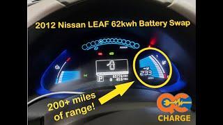 Nissan LEAF 62kwh Battery Swap