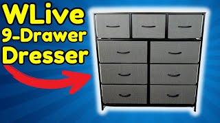 HOW TO ASSEMBLE the WLIVE 9 Drawer Dresser! (+ Review and Unboxing!)