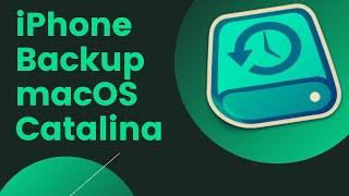 How To Backup iPhone in macOS Catalina