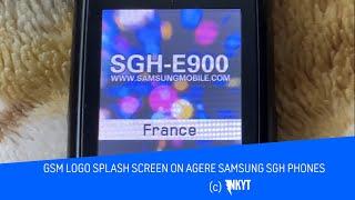 How to enable the GSM LOGO Splash Screen on Agere ONLY Samsung SGH Phones.