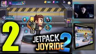 Jetpack Joyride 2 - Touch Live Gameplay Walkthrough Video - Part 2 - Mobile Game - Chapter 1 Level 8