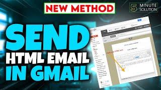 How to send HTML email in Gmail 2024