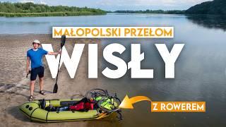 Spływ Wisłą z ROWEREM i nocleg na wyspie ‍️ Małopolski Przełom Wisły