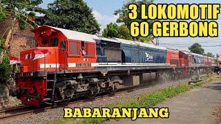 Kereta Api Terpanjang Di Indonesia - Kereta Api Batubara Rangkaian Panjang Babaranjang