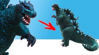 They did not expect?! Sculpt Godzilla and listen to a SCARY STORY