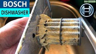 How to clean Filter in Bosch Dishwasher for Maximum Efficiency - Bosch Dishwasher not draining Water