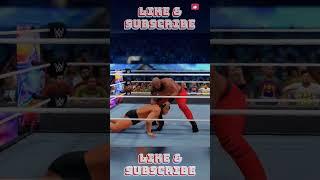 Braun Strowman brain chop attack on Dara Singh #wwe #wwe2k23 #shorts