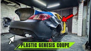 СОБИРАЕМ ПЛАСТИКОВЫЙ КУЗОВ | GENESIS COUPE DRIFT