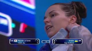 Milano 2023 Womens Sabre P3 UKRAINE UKR vs KOREA KOR