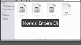 Install Mac OS X via USB Stick with Empire Efi