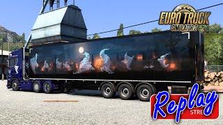 Hauloween Event in Euro Truck Simulator 2 Stream Replay