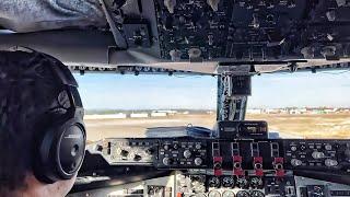 Air Force KC-135 Stratotanker • Tarmac Takeoff And Aerial View