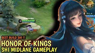 Honor Of Kings Shi MidLane Gameplay | Best Build Shi