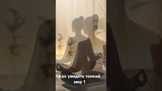 Как увидеть тонкий мир 1 #тонкийплан #ясновидение #медитация #карма