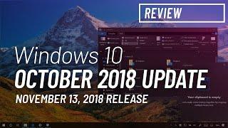 Windows 10 October 2018 Update, version 1809, new features