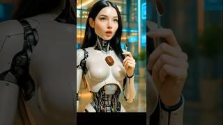 Chocolate Fell On The Robot Girl | #robot #humanoid #aiart