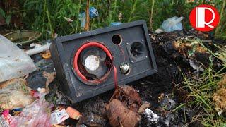 Restoration old broken abandoned speakers – restore very ancient antique speakers