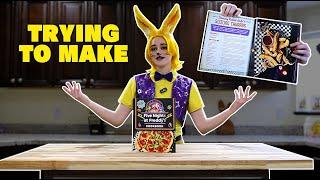 Glitchtrap attempts to make his ex-accomplice's sizzling churros...(FNAF Official Cookbook)