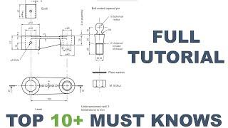 ASSEMBLY  DRAWING FULL TUTORIAL STEP BY STEP