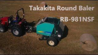 Takakita Round Baler RB-981NSF