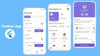 Doctor Appointment App Flutter || Flutter UI Design Tutorial
