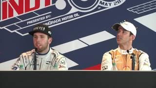 Ed Jones and Helio Castroneves Post Indy 500 News Conference