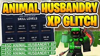 Roblox Islands Animal Husbandry XP GLITCH (REMOVED)