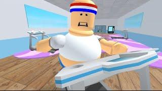 Roblox escape gym man obby gameplay frieleaf