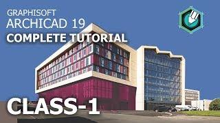 Archicad 19 complete tutorial | Class-1