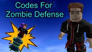 All The Codes In Zombie Defense That Unlock Cool Items! - Roblox