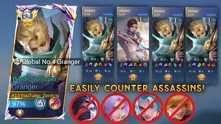 WIN MORE GAMES AGAINST ASSASSINS USING REVAMPED GRANGER! | TOP 4 GLOBAL GRANGER TIPS AND TUTORIAL