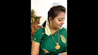 Saree ல சும்மா ஒரு Shorts | Shorts | Tamil Girl Saree Look | Karthikha Channel