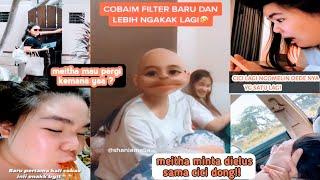 meitha dan cici|| cici cobain filter baru lagi..|| meitha minta dielus sama cici dong!!!