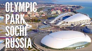 Olympic Park and Embankment in Adler (Sochi), Russia. LIVE