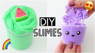 MAKING 6 AMAZING DIY SLIMES - FAMOUS Slime Recipe COMPILATION!