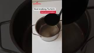 God Making Turkish Language