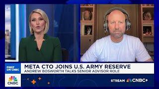 Meta CTO Andrew Bosworth talks the tech giant's military ambitions