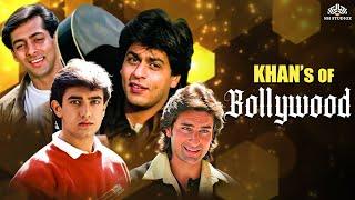 Khan's Of Bollywood | Shah Rukh Khan, Salman Khan, Aamir Khan, Saif Ali Khan | 90s Romantic Songs