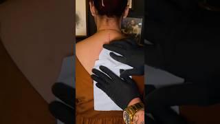 Elegant Fox Moon Tattoo|Trending Back Tattoo for Women 2025 #tattooshort #trendingtattoos#backtattoo