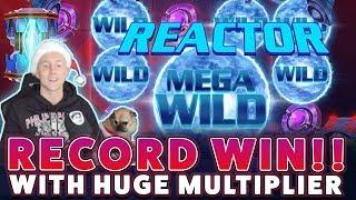 RECORD WIN ON REACTOR!! Casino Games - Online Casino with EPIC REACTIONS