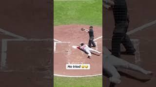 He really tried  #baseball #mlb #redsox #runs