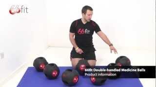 Double Handle Medicine Balls & DVD - 66fit