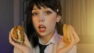 АСМР КУШОЮ БУРГЕРЫ / ASMR EATING