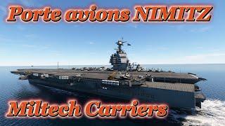 MILTECH CARRIERS MSFS 20204K - Décollage et Atterrissage sur le Nimitz avec le F35