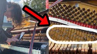 this piano is sick... (prepared piano)