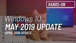 Windows 10 May 2019 Update, version 1903, new features