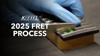 Kiesel Guitars' 2025 Fret Dress Process